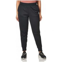 Spodnie dresowe damskie Under Armour Fleece Jogger. Czarne obuwie sportowe damskie Under Armour, xs, bez wzorów, z dresówki. Za 119.99 zł.