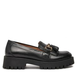 Loafersy R.Polański. Czarne mokasyny damskie R.Polański. Za 359.99 zł.