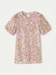 NAME IT Tunika 13237612 Różowy Regular Fit. Czerwone t-shirty i topy dla dziewczynek Name it, bez wzorów, z syntetyku, bez ramiączek. Za 149.99 zł.