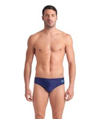 Kąpielówki Arena Flow Swim Briefs. Niebieskie kąpielówki męskie Arena, m, bez wzorów, z materiału, długie, na fitness i siłownię. Za 141.98 zł.