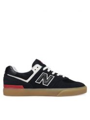 New Balance Tenisówki Numeric 574 Vulc UN574VBA Czarny. Czarne trampki męskie New Balance, bez wzorów, ze skóry, bez zapięcia. Za 449.99 zł.