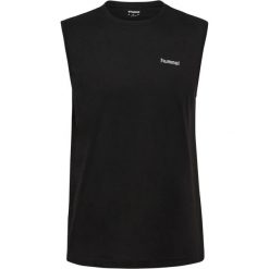 Tank top Hummel HIIT. Czarne t-shirty męskie Hummel, xl, bez wzorów, z bawełny, klasyczne, bez kołnierzyka. Za 124.00 zł.