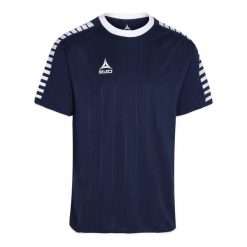 Koszulka piłkarska poliestrowa męska Select ARGENTINA granatowa. Niebieskie koszulki sportowe męskie Select, m, bez wzorów, z materiału, bez kołnierzyka, bez ramiączek, do piłki nożnej. Za 119.26 zł.