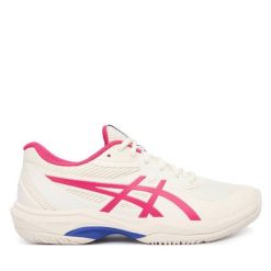 Buty do tenisa Asics. Szare obuwie sportowe damskie Asics, bez wzorów, tenisowe. Za 339.99 zł.