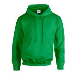 Bluza Z Kapturem Dla Dorosłych Unisex Heavy Blend. Zielone bluzy męskie Gildan, l, bez wzorów, z kapturem. Za 74.99 zł.
