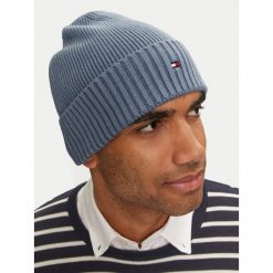 Czapka Tommy Hilfiger. Niebieskie czapki i kapelusze męskie Tommy Hilfiger, na zimę, bez wzorów. Za 169.99 zł.