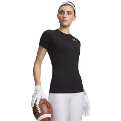 Koszulka Under Armour Damska HG Authentics Comp SS 1365460. Białe t-shirty damskie Under Armour, m, bez wzorów, z elastanu, bez kołnierzyka. Za 172.15 zł.