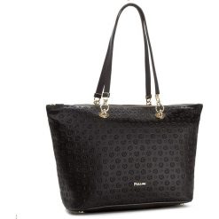 Torebka POLLINI - TE8410PP02Q2100A Embossed/Vit.Nero. Czarne torebki do ręki damskie Pollini, ze skóry ekologicznej. W wyprzedaży za 539.00 zł.