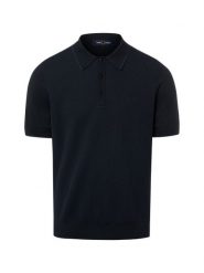 Fred Perry Męska koszulka polo z dzianiny Mężczyźni czarny wypukły wzór tkaniny, M. Czarne koszulki polo męskie Fred Perry, m, bez wzorów, z bawełny, eleganckie, bez ramiączek. Za 799.95 zł.