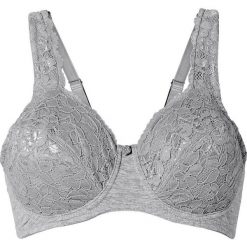 Biustonosz minimizer bonprix szary melanż. Biustonosze marki bonprix. Za 37.99 zł.