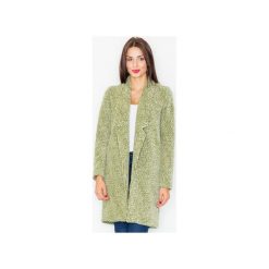 Płaszcz M527 Oliwka. Zielone płaszcze damskie Figl, l, bez wzorów, bez kaptura. Za 269.00 zł.