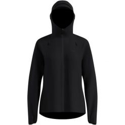 Kurtka przeciwdeszczowa Odlo Jacket X-ALP WATERPROOF PRO. Czarne kurtki damskie Odlo, l, bez wzorów, z elastanu, z kapturem. Za 1,049.99 zł.