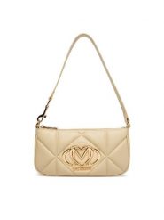 LOVE MOSCHINO Torebka JC4111PP1OLC0129 Beżowy. Brązowe torebki do ręki damskie Love Moschino, bez wzorów, ze skóry, bez dodatków. Za 839.99 zł.