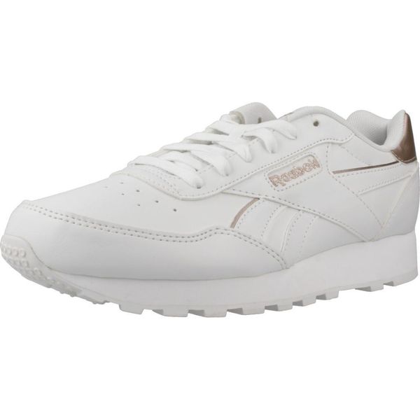 Tenisówki Reebok Model Rewind Run Kolor Biały. Białe trampki i tenisówki damskie Reebok, bez wzorów, z materiału, bez zapięcia. Za 195.30 zł.