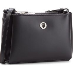 Torebka TOMMY HILFIGER - Effortless Tommy Xov AW0AW05687 002. Czarne torebki do ręki damskie marki Tommy Hilfiger, ze skóry ekologicznej. Za 599.00 zł.
