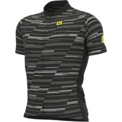 Koszulka rowerowa męska Alé Cycling Solid Step. Czarne koszulki sportowe męskie ALÉ CYCLING, m, bez wzorów, bez kołnierzyka, bez ramiączek, rowerowe. W wyprzedaży za 328.99 zł.