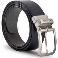 Pasek Męski TOMMY HILFIGER - Hilfiger Loop Belt Rev 3.5 AM0AM03310 85 901. Niebieskie paski damskie Tommy Hilfiger, w paski, ze skóry. W wyprzedaży za 169.00 zł.