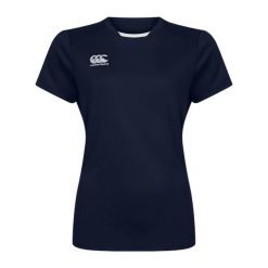 Koszulka damska Canterbury Club Dry. Niebieskie koszulki sportowe damskie CANTERBURY, bez wzorów, sportowe, bez kołnierzyka. Za 213.00 zł.