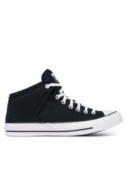 Converse Trampki Chuck Taylor All Star High Street A22387C Czarny. Czarne trampki męskie Converse, bez wzorów, z materiału, retro, bez zapięcia. Za 329.99 zł.