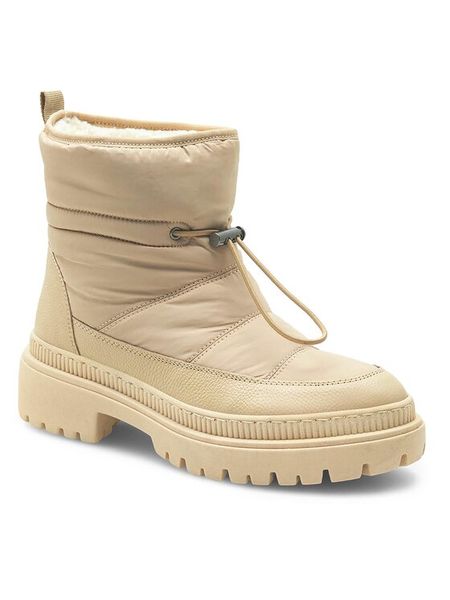 Lasocki Śniegowce WI16-14097-09 Beżowy. Brązowe kozaki damskie Lasocki, z materiału. Za 269.99 zł.