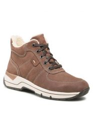 Go Soft Trzewiki WB-AMANDA-AW22-14 Brązowy. Brązowe botki damskie GO SOFT, z nubiku, bez obcasa, na płaskiej podeszwie, bez zapięcia. Za 161.99 zł.