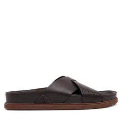 Klapki Clarks. Brązowe klapki męskie Clarks. Za 319.99 zł.