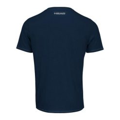 T-Shirt męski CLUB CARL. Niebieskie koszulki sportowe męskie Head, m, bez wzorów, z bawełny, sportowe, bez kołnierzyka. W wyprzedaży za 101.50 zł.