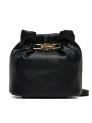 Valentino Torebka Fedora Re VBS9A733 Czarny. Czarne torebki do ręki damskie Valentino, bez wzorów, ze skóry, bez dodatków. Za 389.99 zł.