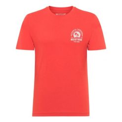 T-shirt Męski Z Nadrukiem Alex. Czerwone koszulki sportowe męskie Mustang, m, bez wzorów, sportowe, bez kołnierzyka. Za 120.99 zł.