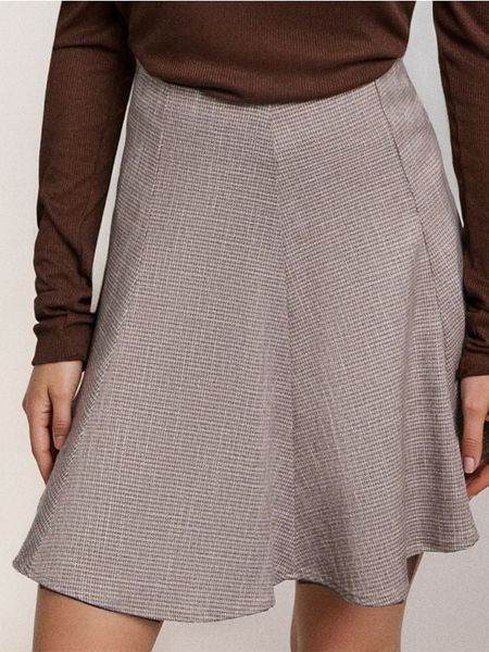 Spódnica w kratę - wielobarwny. Spódnice damskie Sinsay, l, bez wzorów. Za 33.99 zł.