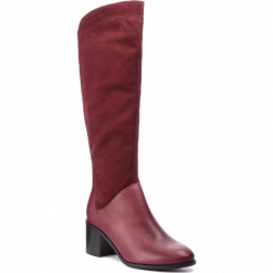 Kozaki SERGIO BARDI - Fiave FW127361318DP 634. Czerwone kozaki damskie Sergio Bardi, z materiału. Za 429.00 zł.