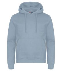 Clique Miami Hoody – bluza z kapturem z mieszanki bawełny, antymechacąca. Niebieskie bluzy męskie CLIQUE, xs, bez wzorów, z bawełny, z kapturem. Za 173.55 zł.