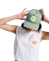 Czapka Trucker dla Kobiety BRIGHTER DAY Zielony. Zielone czapki i kapelusze damskie Roxy, bez wzorów, z poliesteru. Za 119.99 zł.