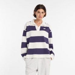 Koszulka damska New Balance WT53522BOY – granatowa. Brązowe t-shirty damskie New Balance, m, bez wzorów, z bawełny, klasyczne, bez kołnierzyka. Za 299.99 zł.