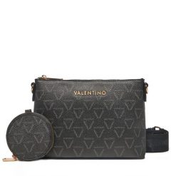 Torebka Valentino. Czarne listonoszki damskie Valentino, bez wzorów, bez dodatków. Za 259.99 zł.