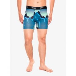 Bokserki termoaktywne męskie Stance Out Of Range Boxer Brief. Niebieskie bokserki męskie Stance, l, bez wzorów. Za 80.99 zł.