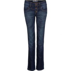 Dżinsy "authentik-stretch" STRAIGHT bonprix ciemnoniebieski. Niebieskie jeansy damskie bonprix. Za 109.99 zł.