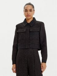 Lola Casademunt by Maite Marynarka MF2402016 Czarny Regular Fit. Czarne żakiety damskie Lola Casademunt by Maite, l, bez wzorów, z syntetyku. Za 509.99 zł.