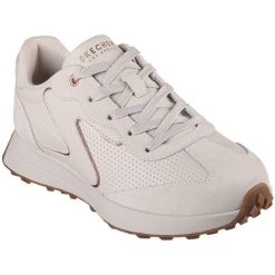 Buty damskie Skechers Street Gusto. Białe obuwie sportowe damskie Skechers, bez wzorów, ze skóry, trekkingowe, Skechers Sport. Za 490.00 zł.
