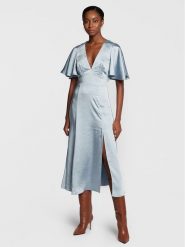 Ted Baker Sukienka koktajlowa Immie 263112 Błękitny Regular Fit. Niebieskie sukienki damskie Ted Baker, bez wzorów, z syntetyku, wizytowe, bez kołnierzyka, bez ramiączek. Za 1,449.00 zł.