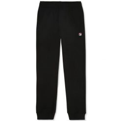 Spodnie do biegania Fila Biella Regular. Czarne spodnie sportowe męskie Fila, xl, bez wzorów, ze skóry, do biegania. Za 298.00 zł.