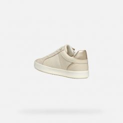 Trenerzy damscy Geox Blomiee. Brązowe obuwie sportowe damskie Geox, bez wzorów. Za 369.99 zł.