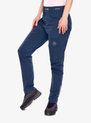 Spodnie trekkingowe damskie La Sportiva Machina Tech Pants Short. Niebieskie spodnie materiałowe damskie La Sportiva, l, bez wzorów, z materiału. Za 687.49 zł.
