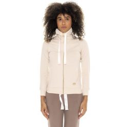 Bluza zimowa Leone 1947 Chic Tones Damen ze Stehkragen und Reißverschluss. Brązowe bluzy damskie LEONE 1947 APPAREL, bez wzorów, bez kaptura, na fitness i siłownię. W wyprzedaży za 206.29 zł.