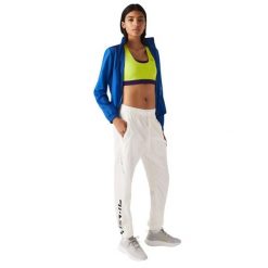 Spodnie damskie Lacoste. Brązowe spodnie dresowe damskie Lacoste, xs, z aplikacjami, z dresówki. Za 387.00 zł.