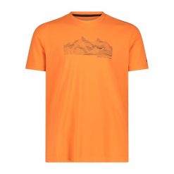 Koszulka męska CMP. Brązowe koszulki sportowe męskie CMP, m, bez wzorów, bez kołnierzyka, bez ramiączek, trekkingowe. Za 79.99 zł.