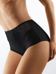 Figi Model BBL 054 Black - Babell. Czarne figi damskie Babell, l, bez wzorów, z bawełny. Za 73.37 zł.