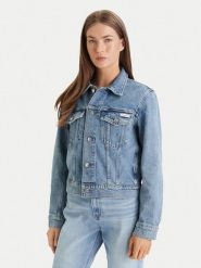 Calvin Klein Jeans Kurtka jeansowa Classic LV047E904G Niebieski Regular Fit. Niebieskie kurtki damskie Calvin Klein Jeans, xs, bez wzorów, z bawełny, bez kaptura. Za 529.99 zł.