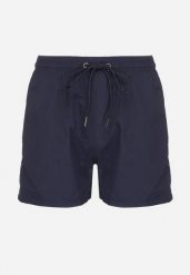 Granatowe Szorty Ozdobione Napisami Liravire. Niebieskie krótkie spodenki sportowe męskie Born2be, l, bez wzorów. Za 39.99 zł.