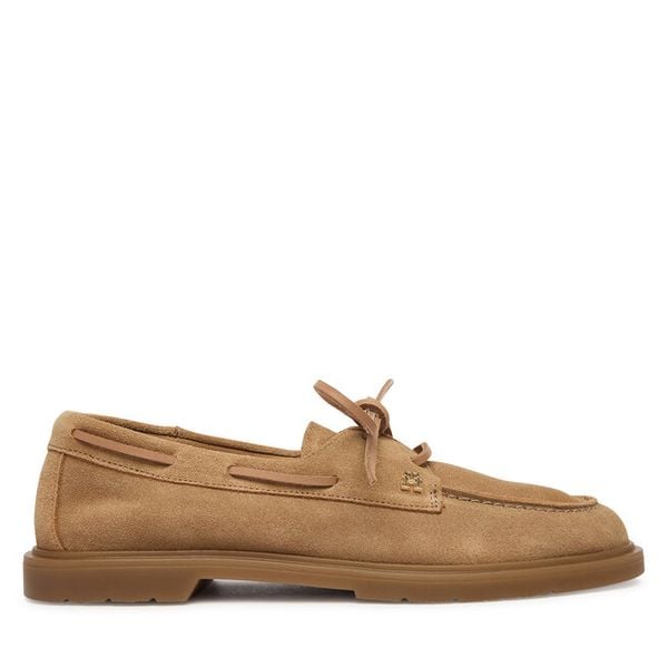 Mokasyny Tommy Hilfiger. Brązowe mokasyny damskie Tommy Hilfiger. Za 338.99 zł.